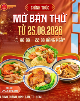 Địa Điểm Ăn Uống Mới Tại Bình Tân: Chi Nhánh 7 (174 Bình Thành) Mở Bán Từ 25/08 Với Mức Giá Cực Tốt